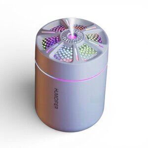 NEW - Mini Portable Humidifier 5.9x3.9in | Aroma Diffuser 12H Mist Out - WHITE